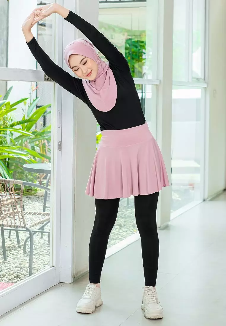 Serina Rok Olahraga Short Dusty Pink