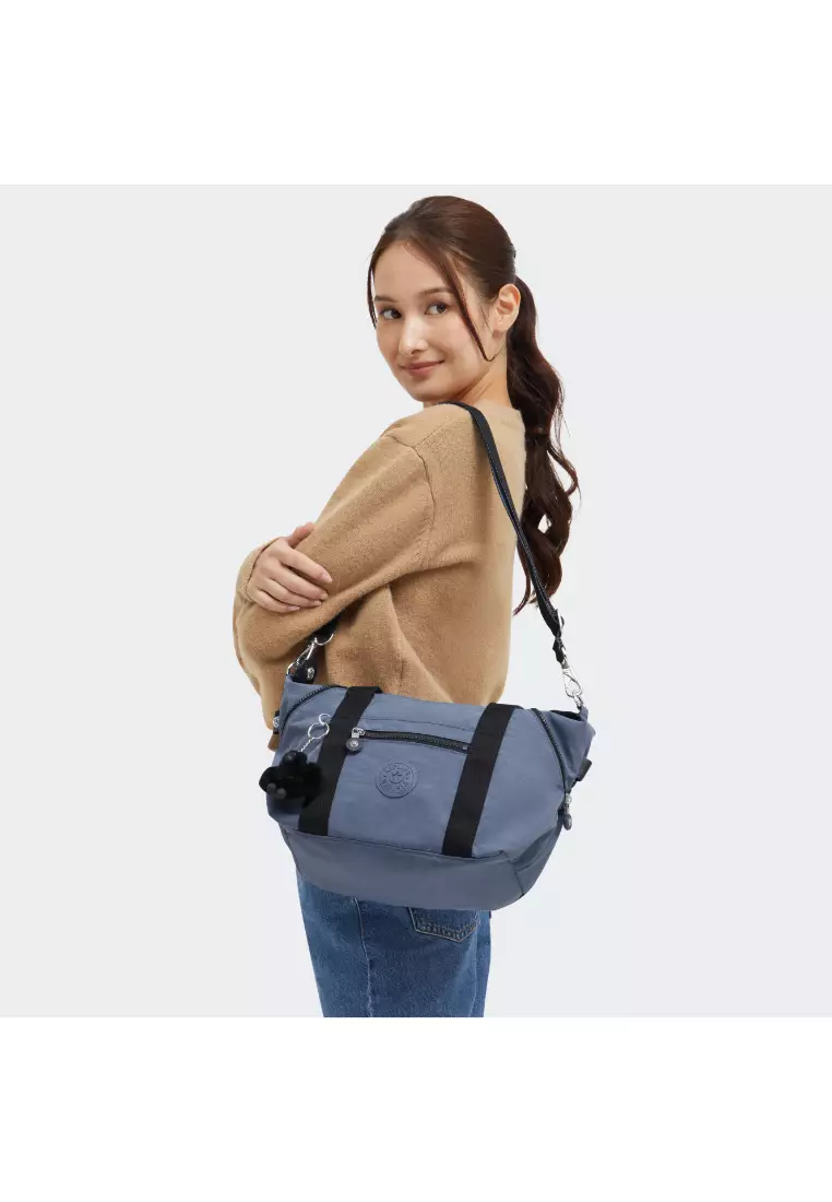 Kipling ART MINI - Borsa A Tracolla Piccola, Con Charm Pac-Man, Idrorepellente - Per Il Tempo Libero