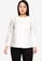 Only CARMAKOMA white Pandano Long Sleeves Collar Shirt 5CFBBAAF49B460GS_1