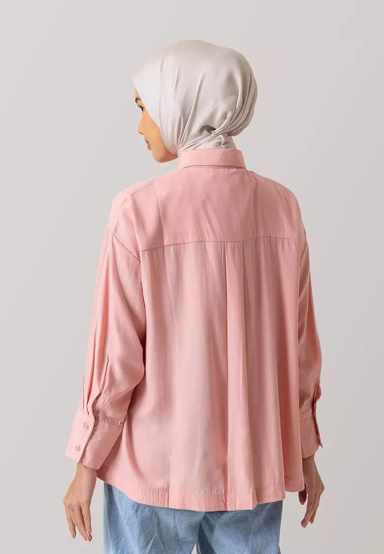 Ria Miranda Pink Pastel Odette Shirt