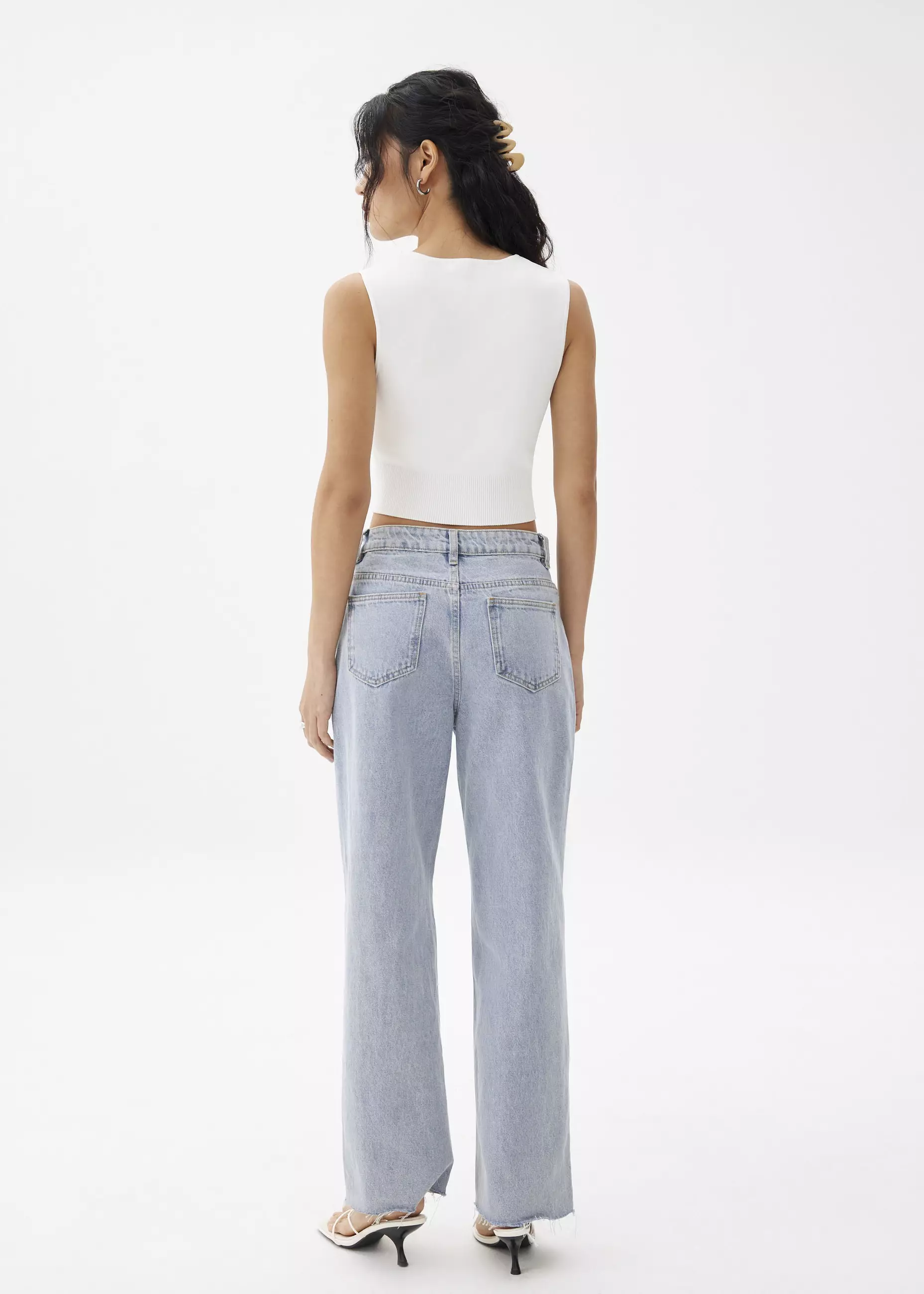 Celana Wanita - Elliot Denim Straight Leg Jeans