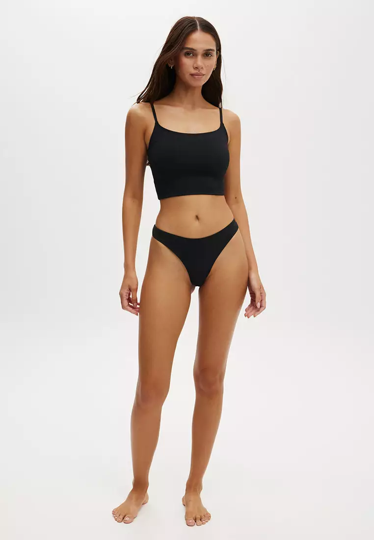 Cropped Tankini Swim Top