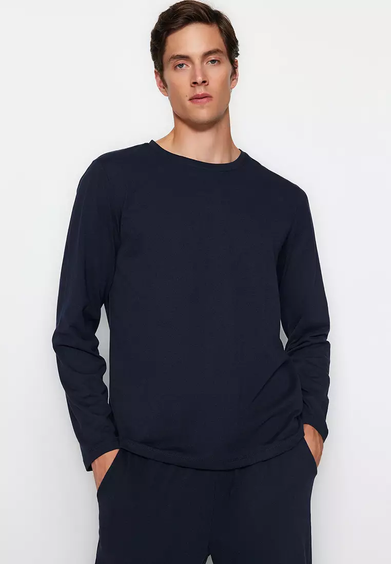 Regular Fit Knitted Pajamas Set