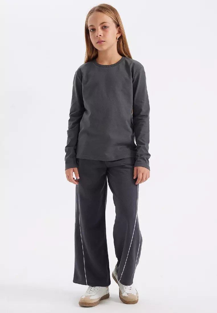 DeFacto Sweatpants Fille - Pantalon Décontracté Style Baggy Et Cargo Tendance
