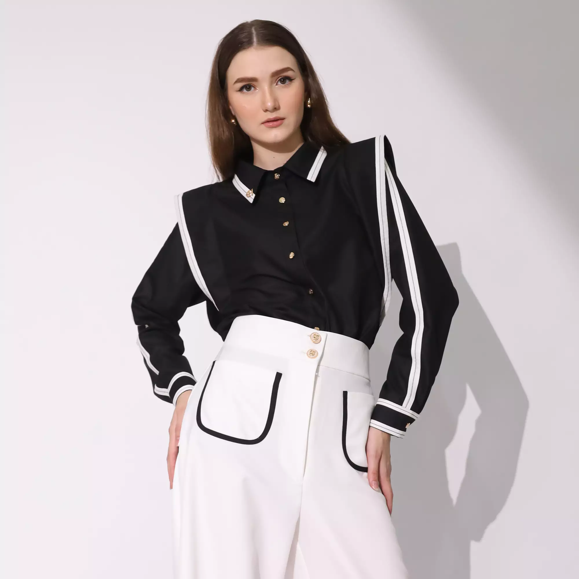 Chanté - Helma Shirt in Broken White