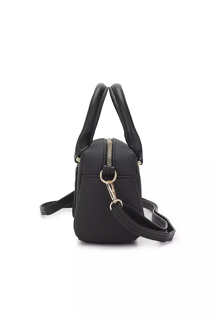 Women's Top Handle Bag / Sling Bag / Crossbody Bag / Shoulder Bag (Tas Tangan Wanita / Tas Selempang Wanita / Tas Bahu Wanita) - Hitam
