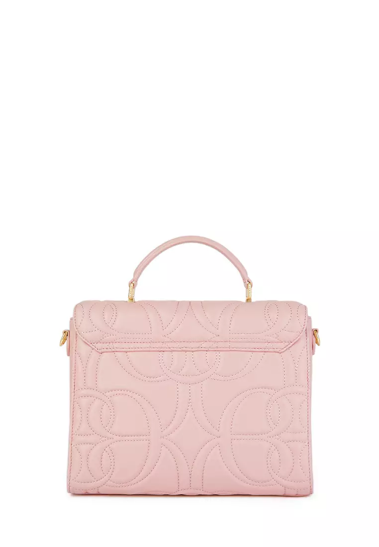 Bonia Brush Pink Naiara Satchel Bag