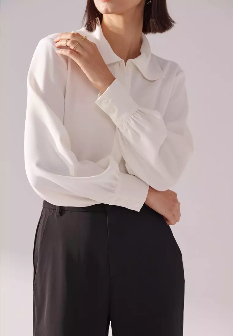 White Button Up Blouse