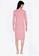 ZALORA BASICS pink Jersey Button Down Dress 2C4C7AA741DEE5GS_2