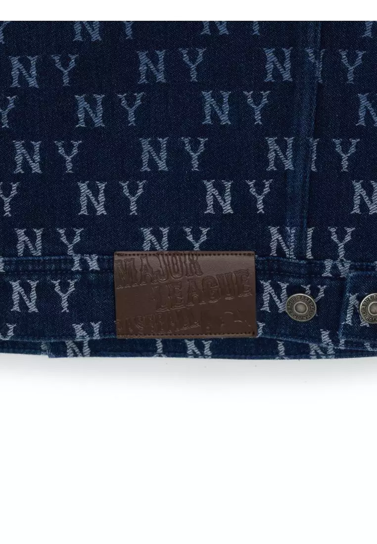 CLASSIC MONOGRAM GRADATION DENIM TRUCKER JACKET NEW YORK YANKEES