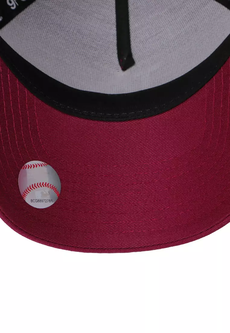 NE Los Angeles Dodgers Seasonal Core Damson 9FORTY A-Frame Snapback Cap (PH EXCLUSIVE)