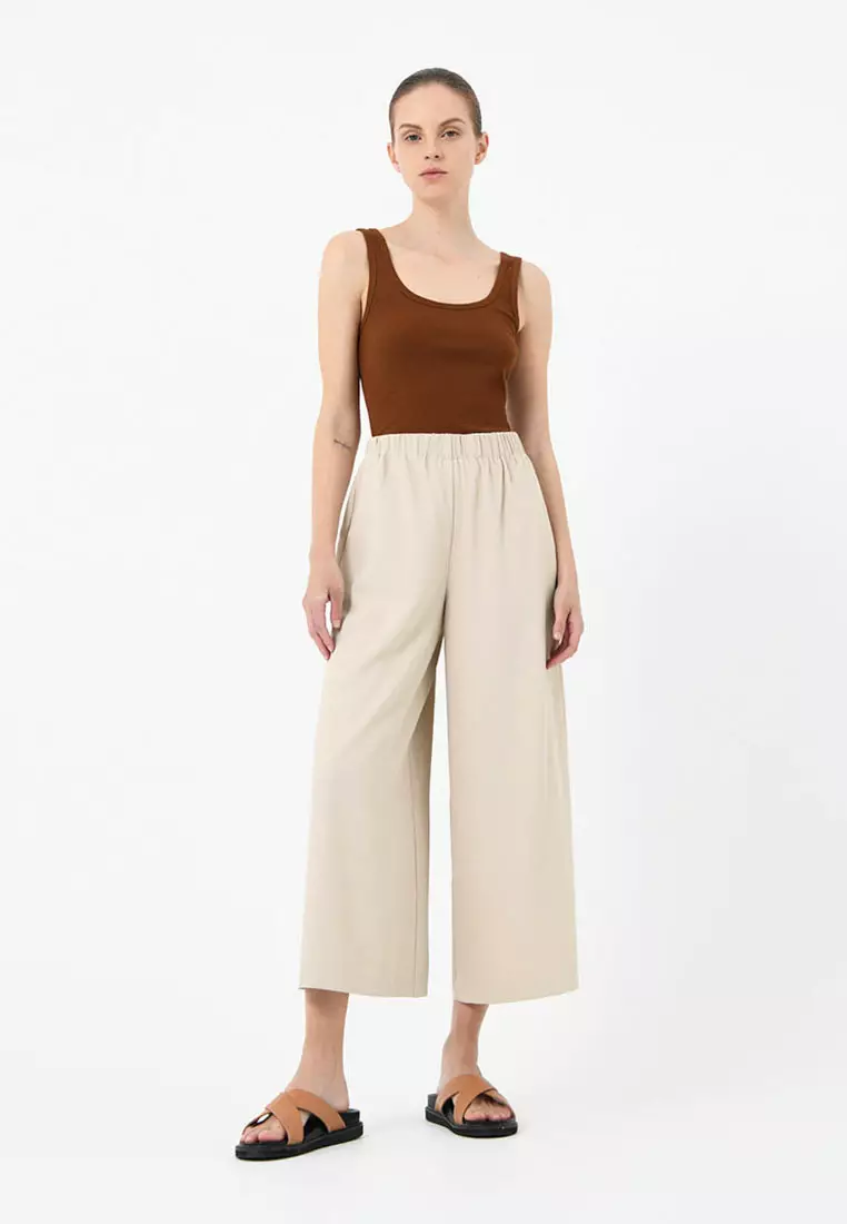 Dixie Cropped Palazzo Pants