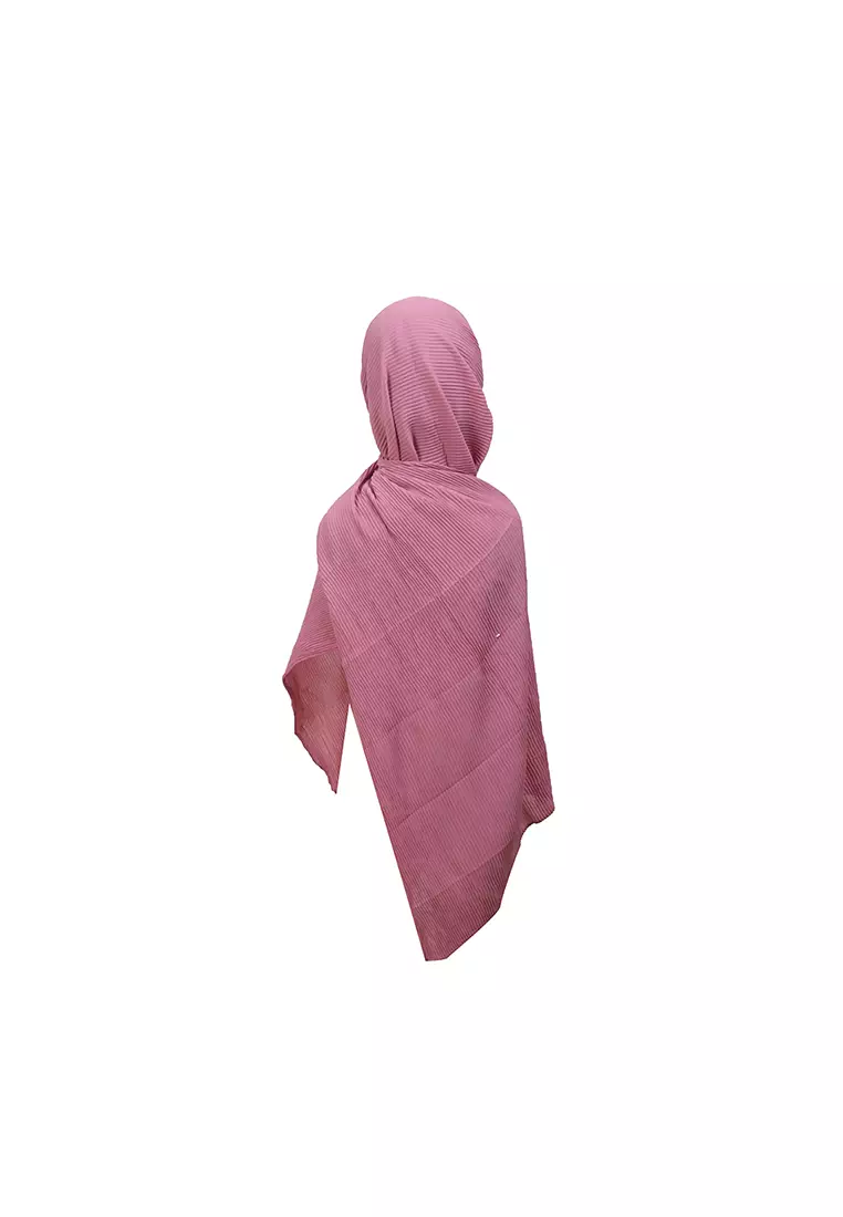 Pashmina Plisket Dusty Pink