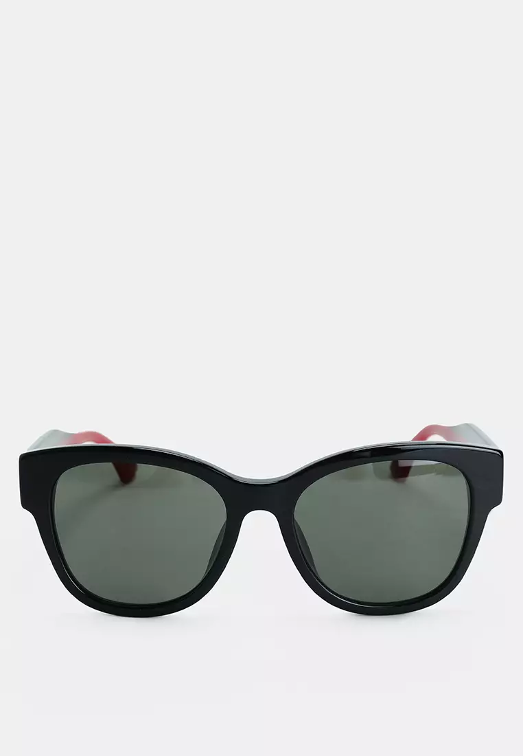 Low Nose Bridge Fit Butterfly Sunglasses