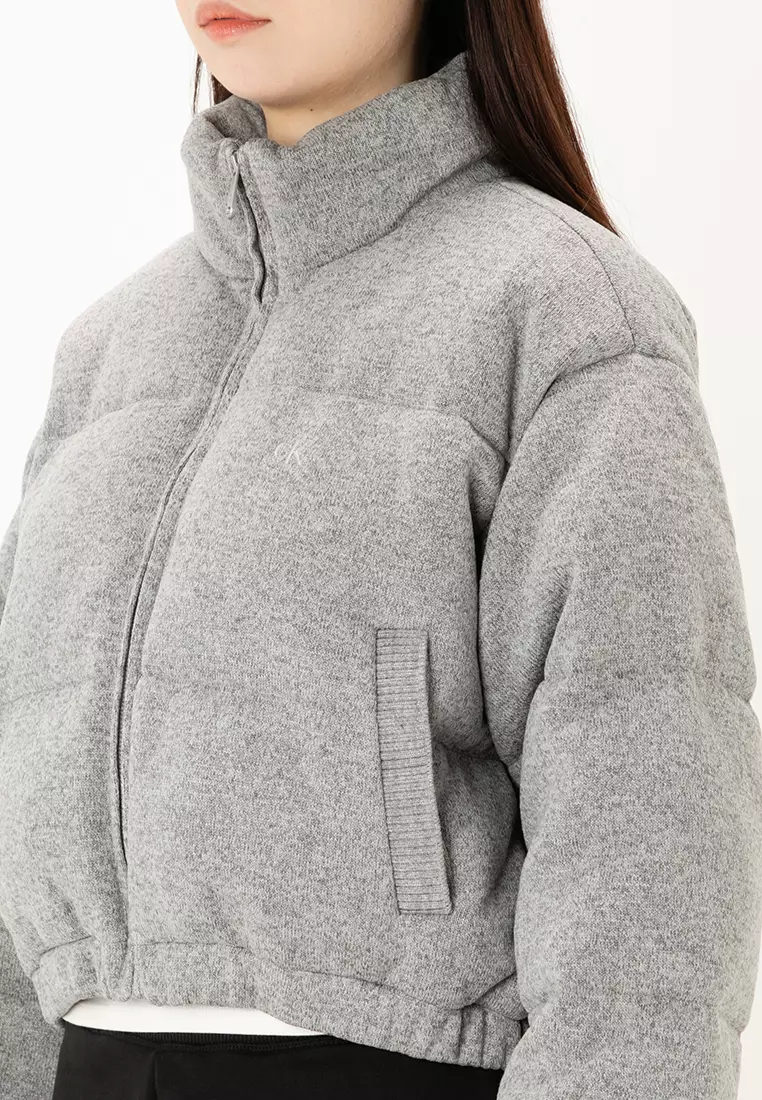 Buy Calvin Klein Cropped Down Puffer Jacket 2025 Online | ZALORA