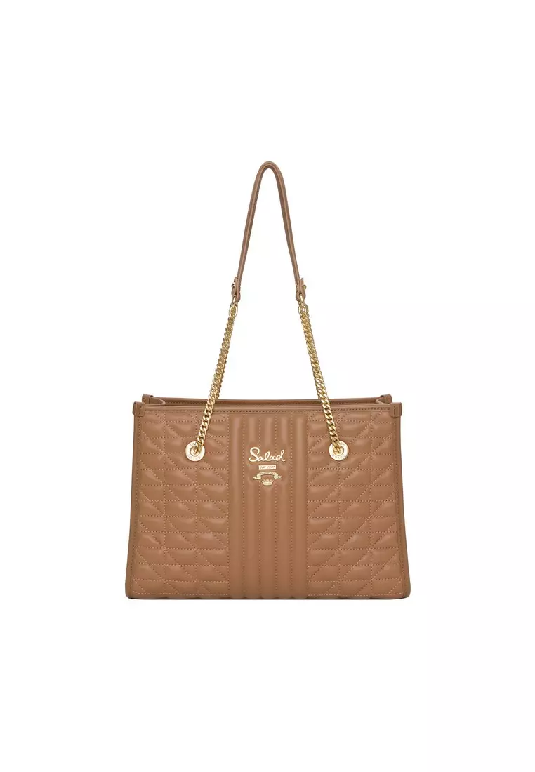 Buy Salad Salad Plaque Leather Tote Bag 2024 Online ZALORA Singapore
