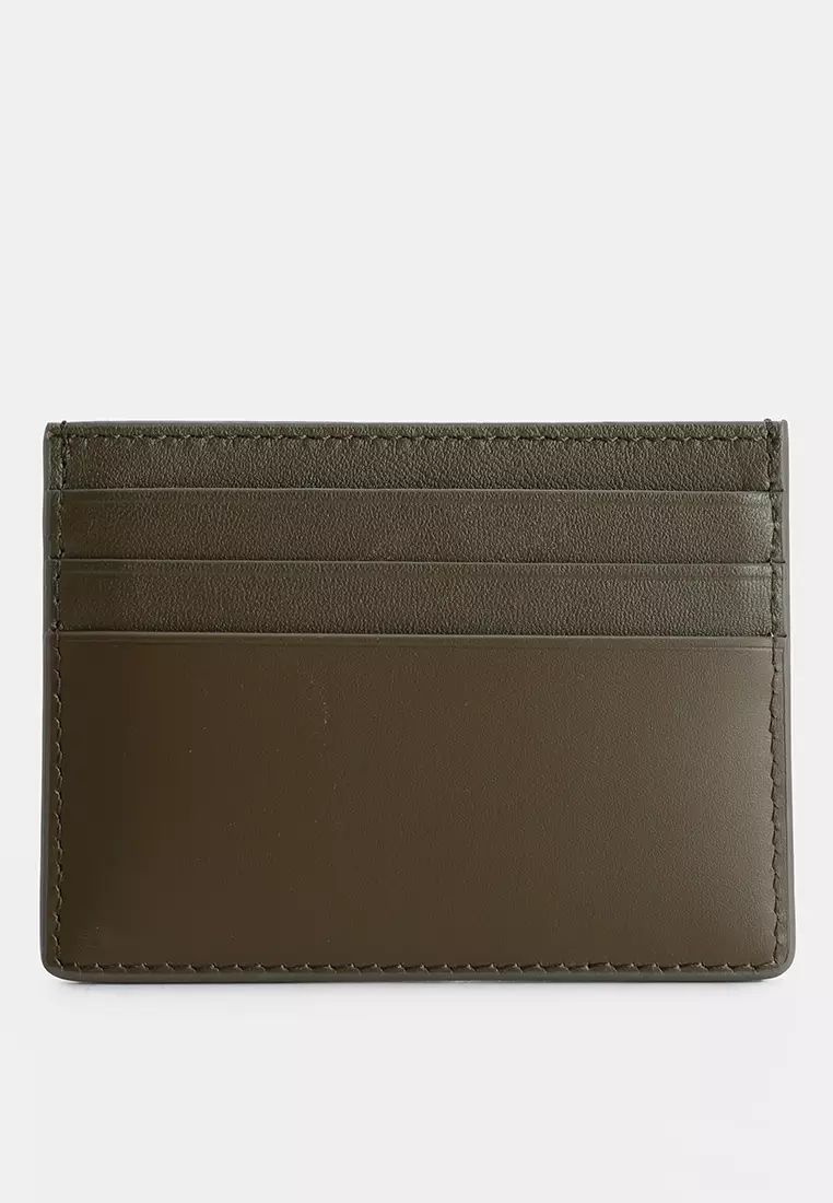 Embossed Flag Leather Card Holder