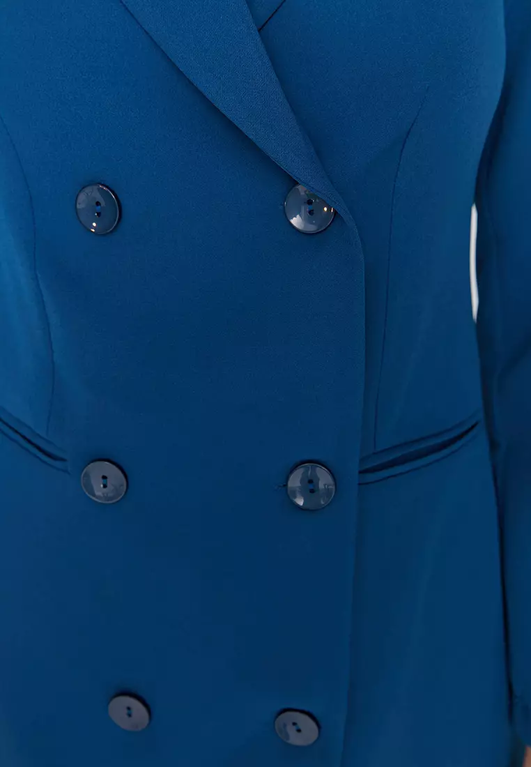 Buttoned Blazer Dress