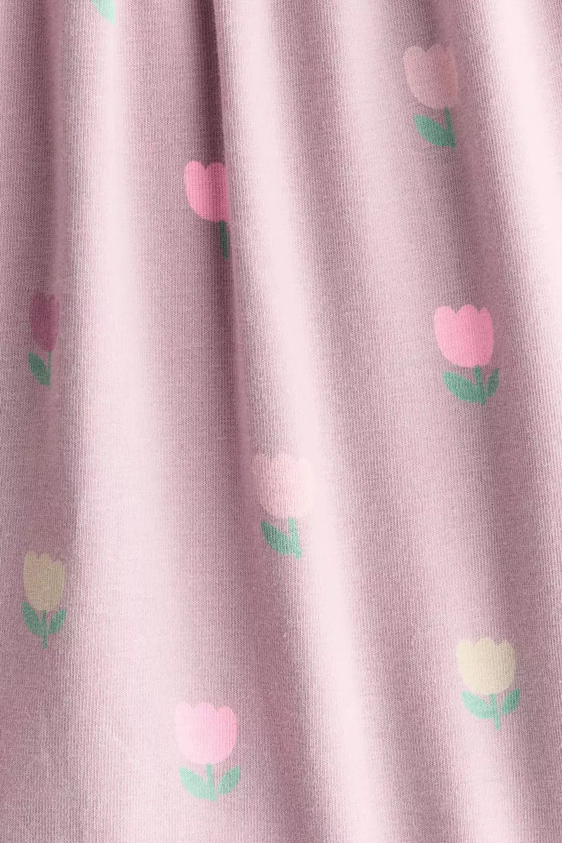 Printed cotton dress