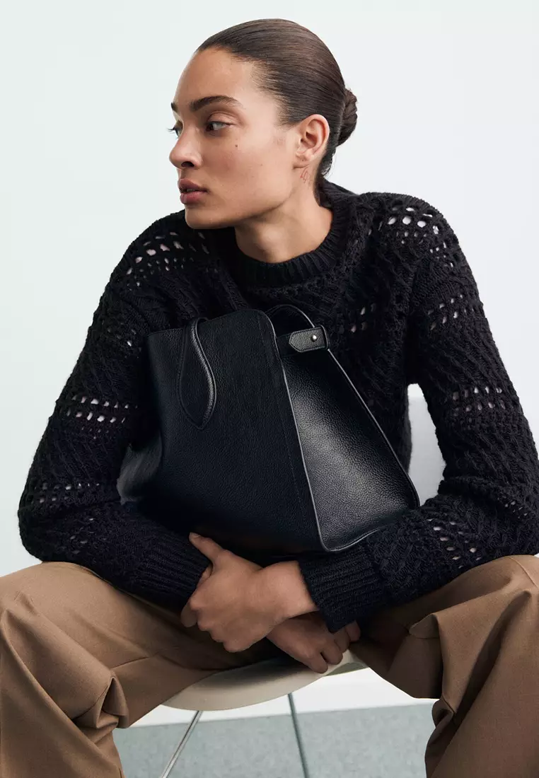 Openwork Knit Sweater