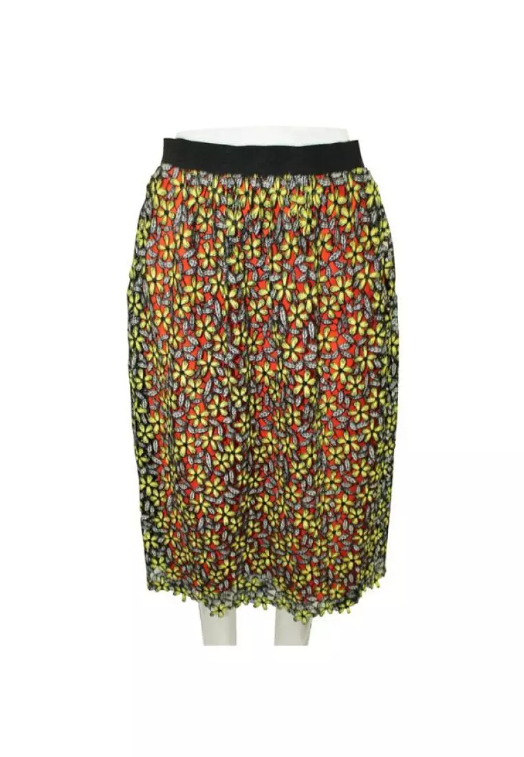 Self portrait cheap floral skirt