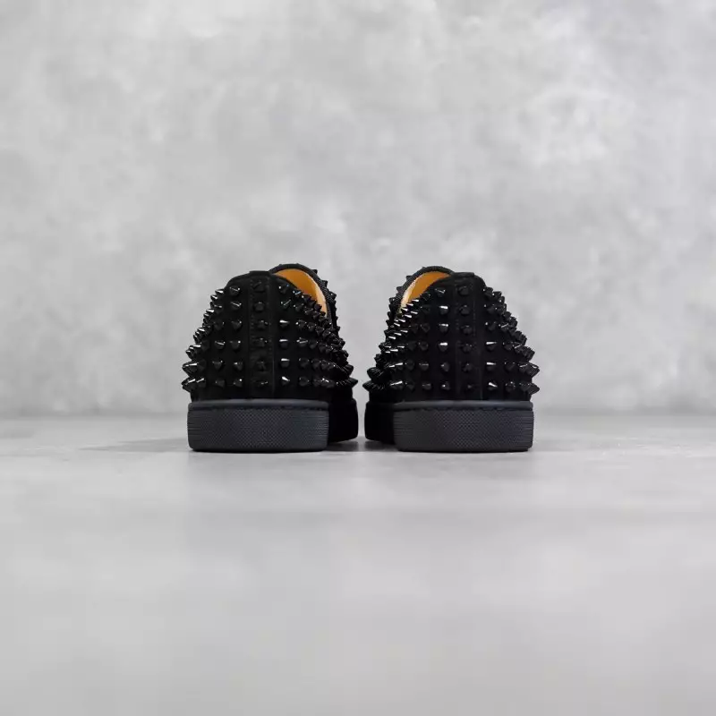 Sepatu CHRISTIAN LOUBOUTIN ROLLERBOAT BLACK SNEAKER 100% ORIGINAL