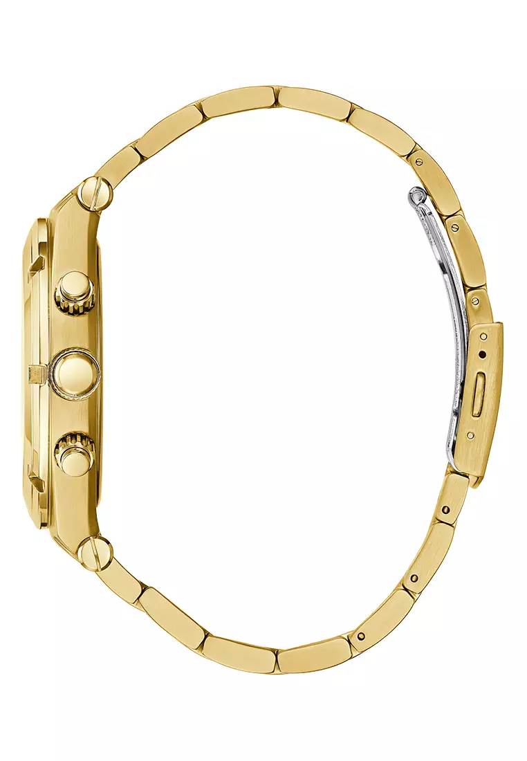 Guess GW0260G2 - Jam Tangan Pria - Gold - Stainless Steel