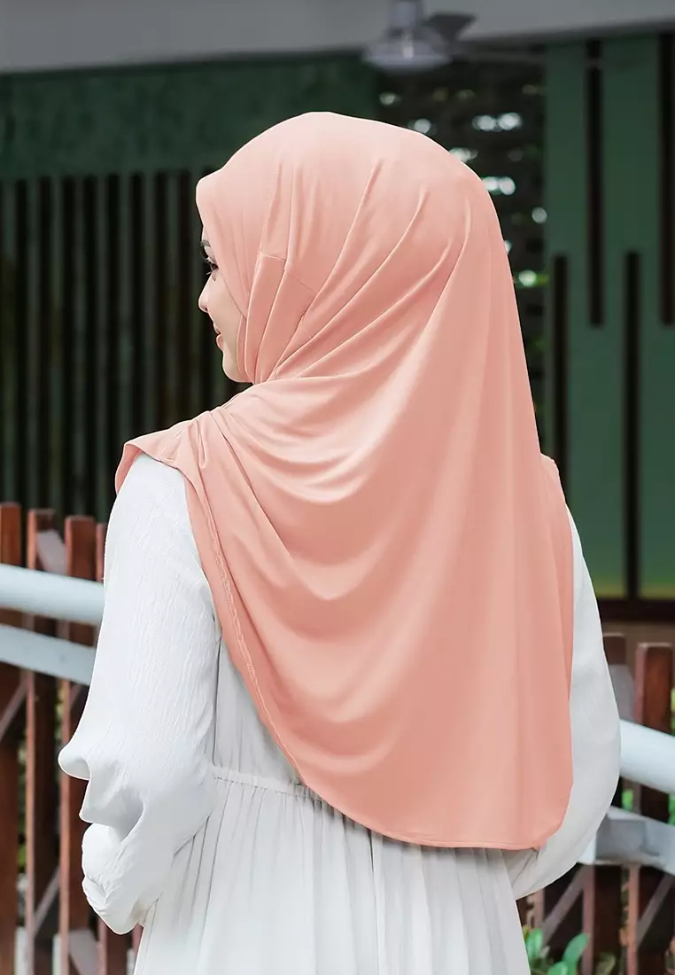 HIJAB INSTAN FATHIA - PEACH