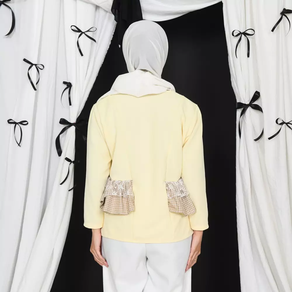 Canna Ruffle Tops - Soft Yellow M19967 R21S4