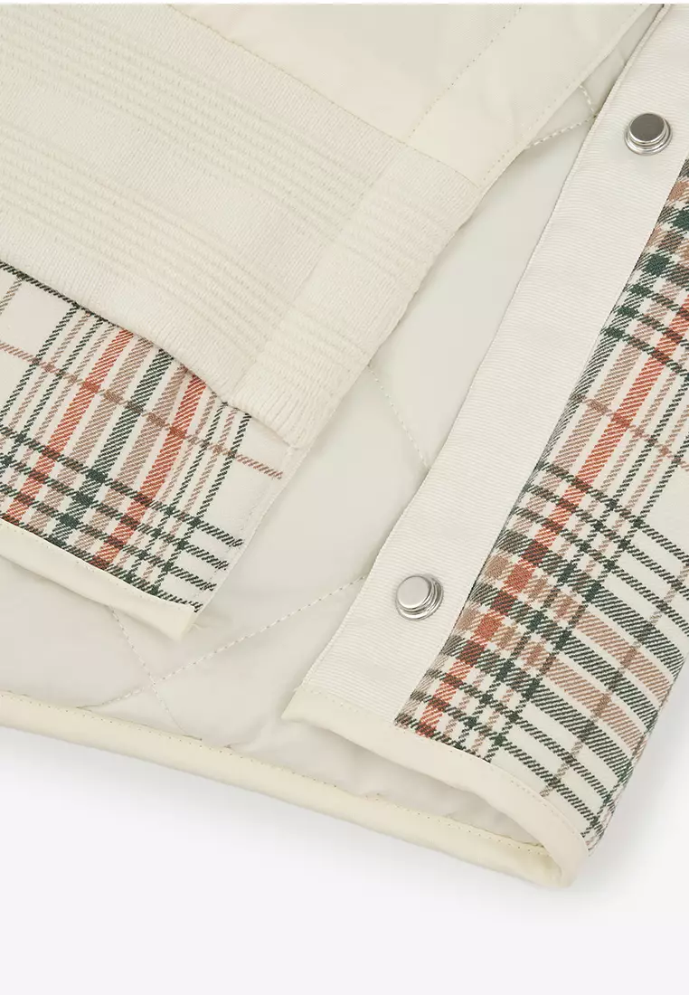 男裝 PALLADIUM LOGO 假兩件飛行員外套