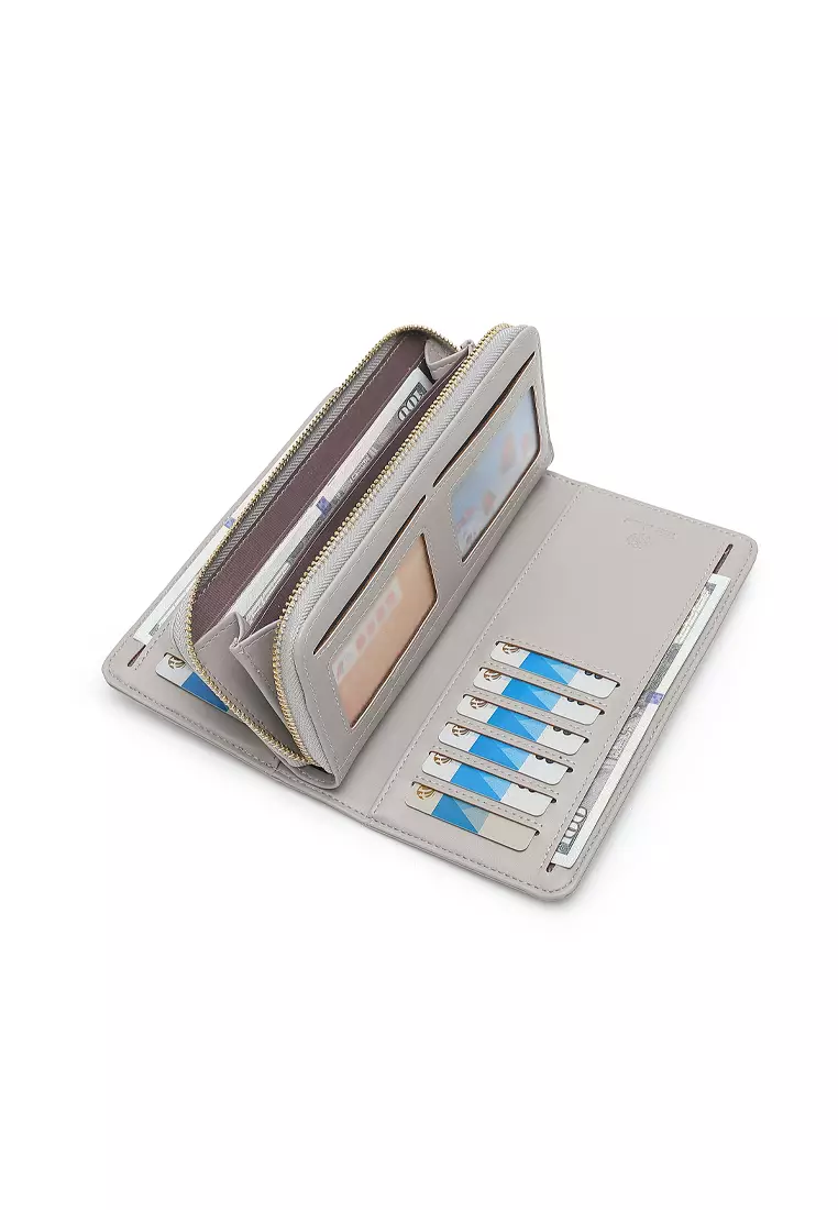 Women's Long Purse / Wallet - Grey