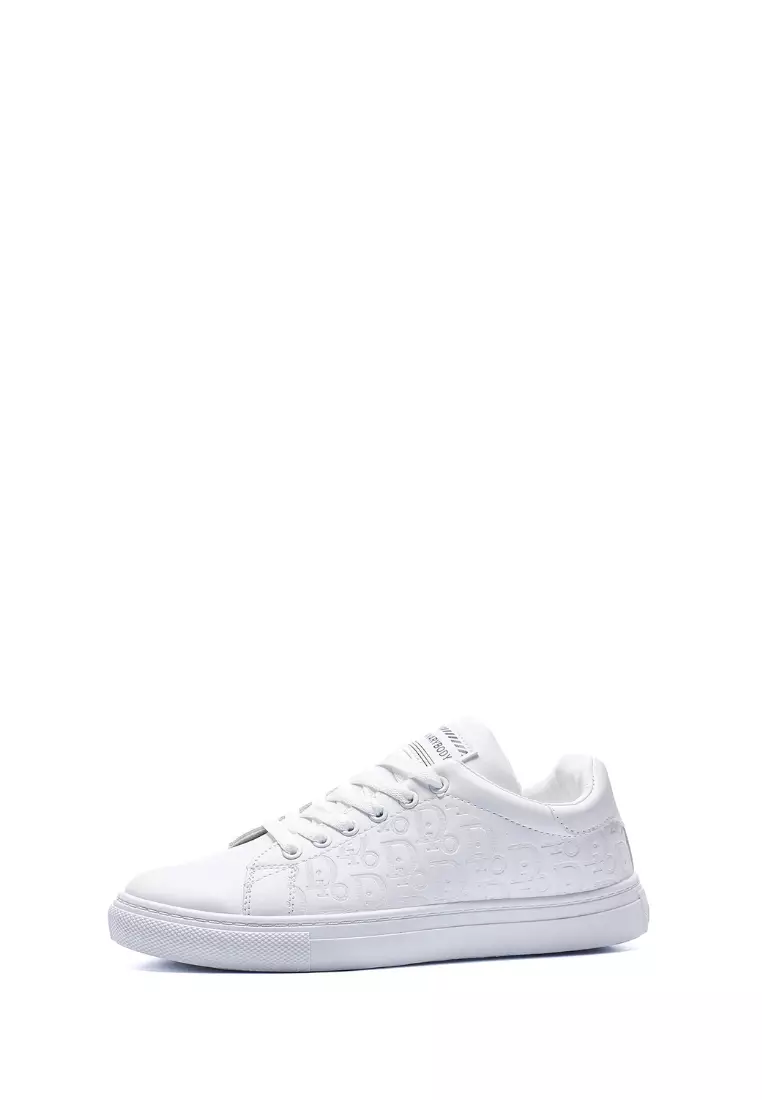 Sneakers Sekolah Pria Motif Polos JB702