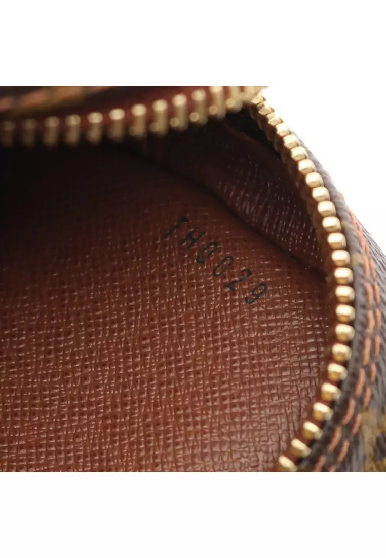 Pre-Loved Louis Vuitton LOUIS VUITTON × COMME des GARCONS sack De posh monogram Shoulder bag PVC leather Brown