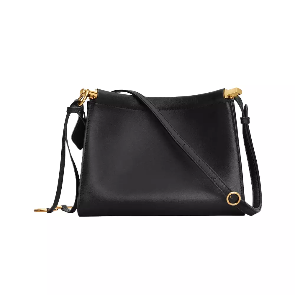 [6.6UNCANG HARGA] Le Click Calfskin Small Square Bag Black