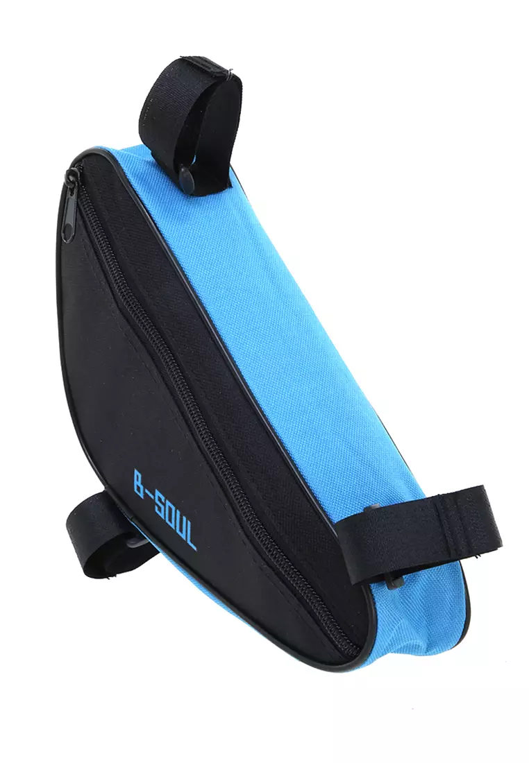 Qian Bicycle Bag Tas Sepeda Segitiga Material Nylon Waterproof ORIGINAL - Black