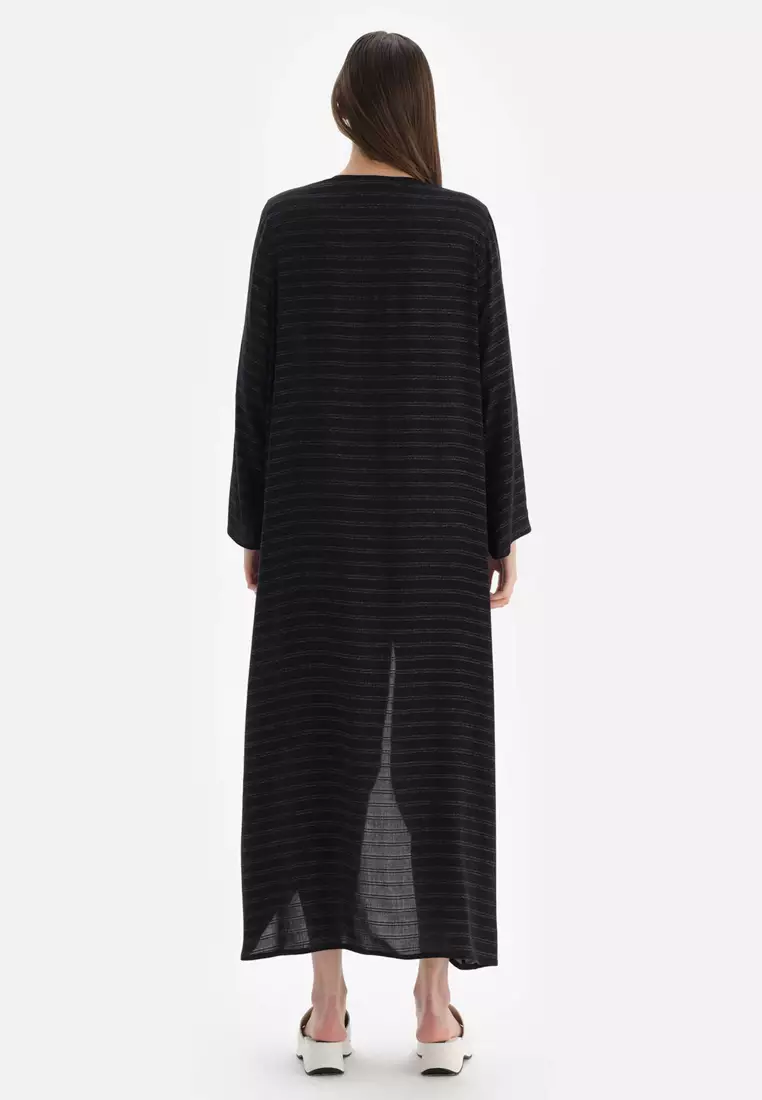 Black top kimono beachwear