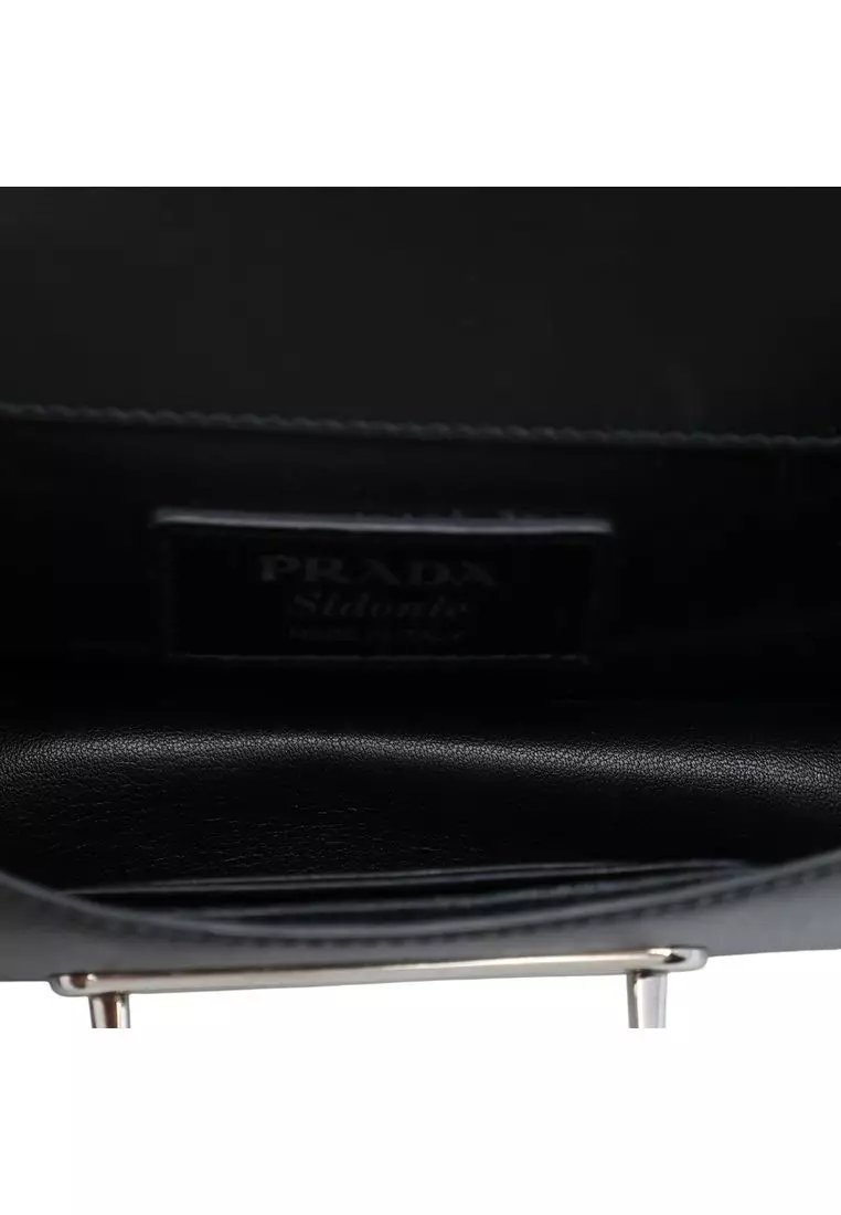 Pre-Loved Prada Saffiano And City Calf Sidonie Crossbody
