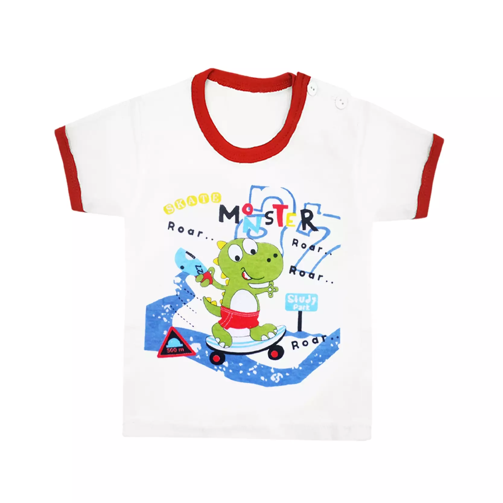 Skabe Pakaian Bayi Anak Laki Laki Baju Lengan Pendek Motif Monster Setelan Celana Kaos Baby Putih All Size Usia 0 Sampai 6 Bulan 2693 Everyday Waka Kids Wakakids
