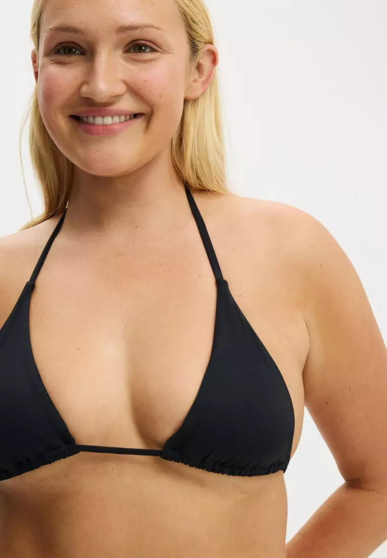 String Triangle Bikini Top