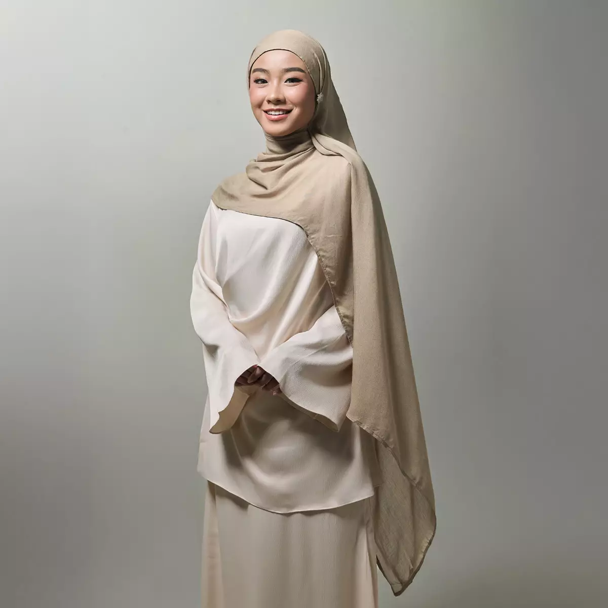 [New Collection] ZM Zaskia Mecca - Leeya Tortilla Pashmina Viscose Muslim - Jilbab Bahan Viscose Premium