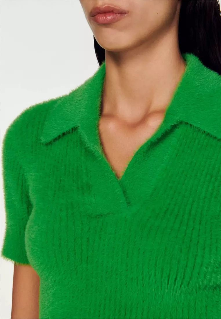 Knitted Polo Sweater