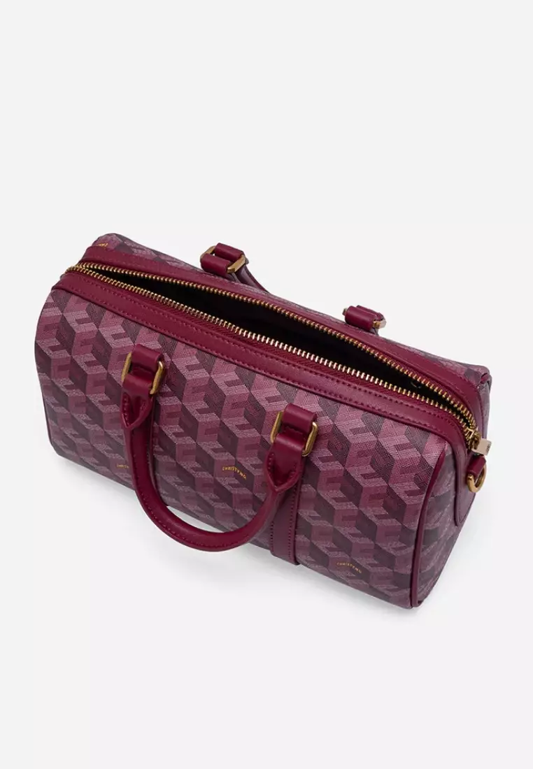 Enzo Mini Duffle Bag Burgundy