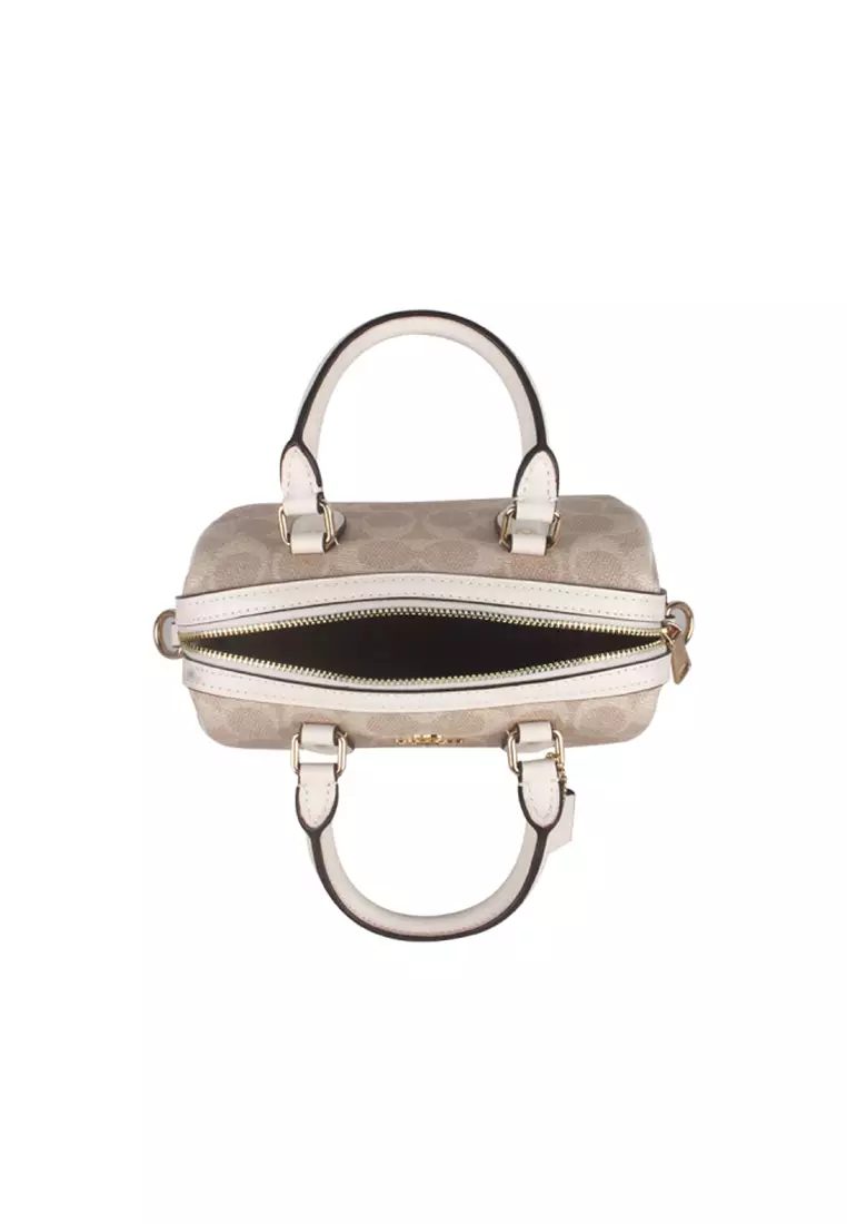 Mini Rowan Crossbody Bag In Signature Canvas Cw329