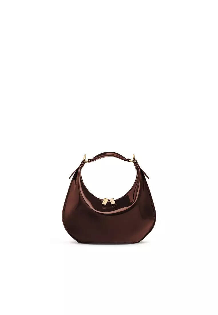 Kuki Mini Bag Patent - Coffee