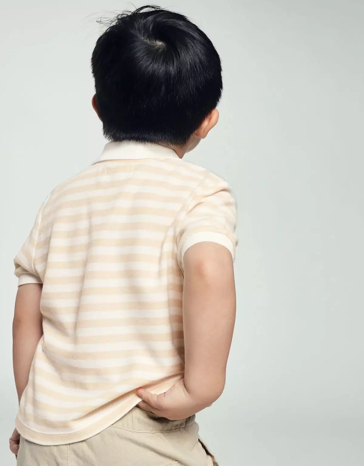 Gingersnaps Dapper Day Out Polo Eggnog - Kaos Anak Laki-Laki (Krem)