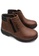 midzone brown Safety Steel Toe Steel Plate Anti Slip Genuine Leather Boots - Brown MZHK13013 7BC5FSHD58F712GS_3
