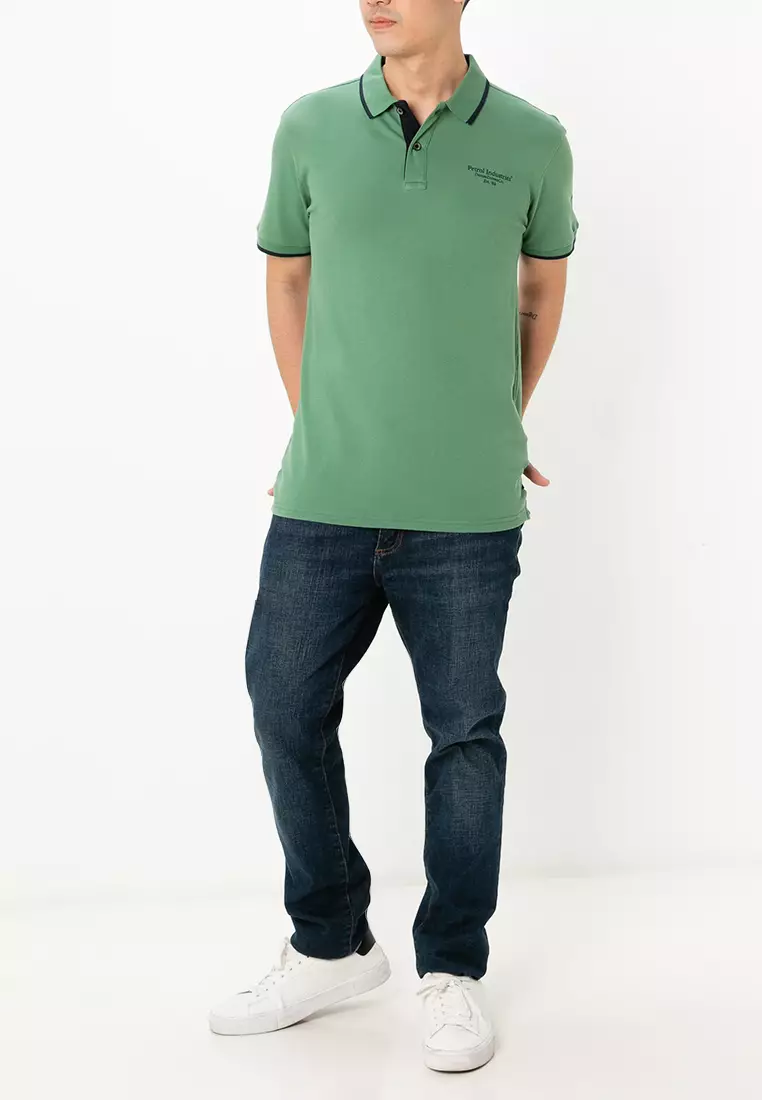 Logo Print Polo Shirt