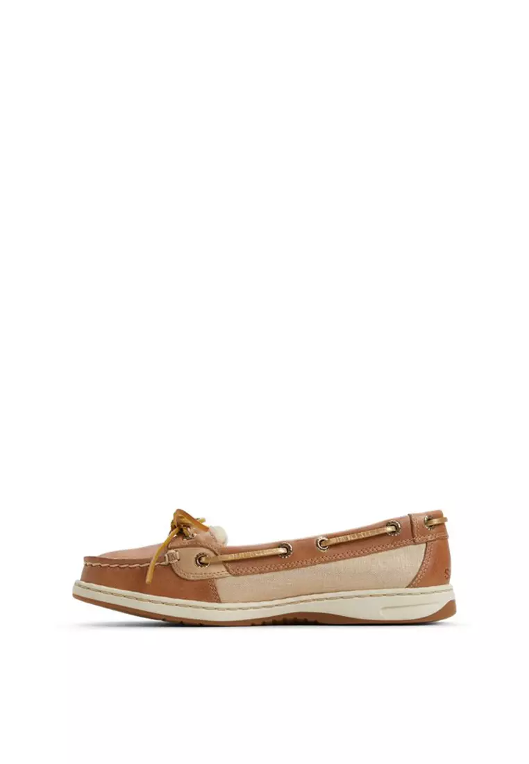Women's Angelfish 1-Eye Boat Shoes - Tan Combo (13935817)
