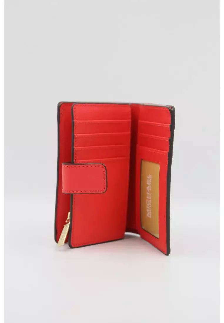 Mk bifold shop zip coin wallet