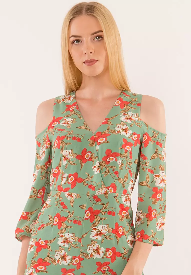 Floral Print Playsuit